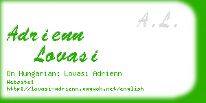 adrienn lovasi business card